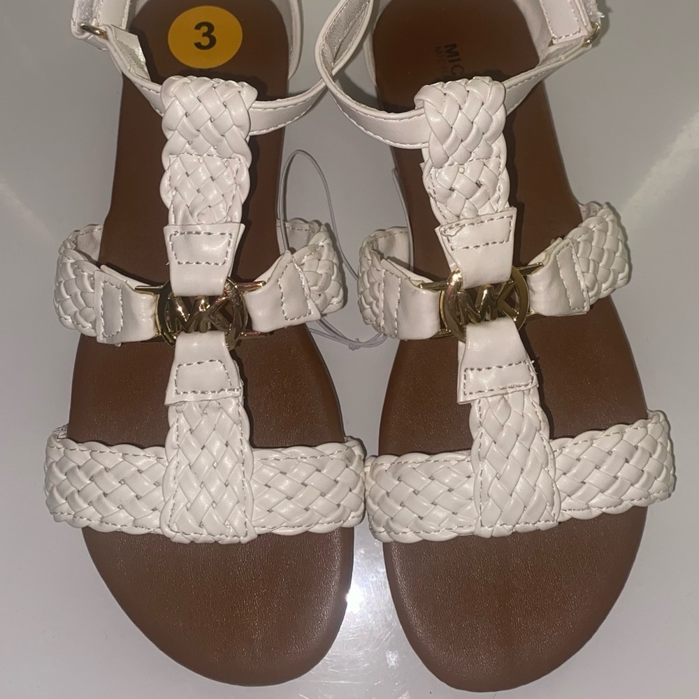 Micheal Kors sandals girl kids size 3